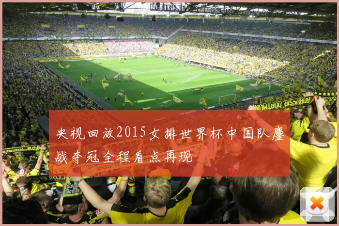 央视回放2015女排世界杯中国队鏖战夺冠全程看点再现